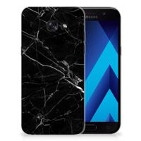 Samsung Galaxy A5 2017 | TPU | Siliconen hoesje | Marmer Zwart - Origineel Cadeau Vader
