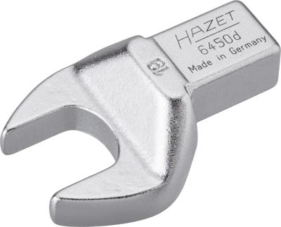 HAZET Insteek-steeksleutel 6450D-19 · 14 x 18 mm insteekvierkant massief · Buiten-zeskant-profiel · SW 19 mm