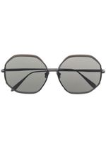 Linda Farrow lunettes de soleil Camila Hexagon - Noir - thumbnail