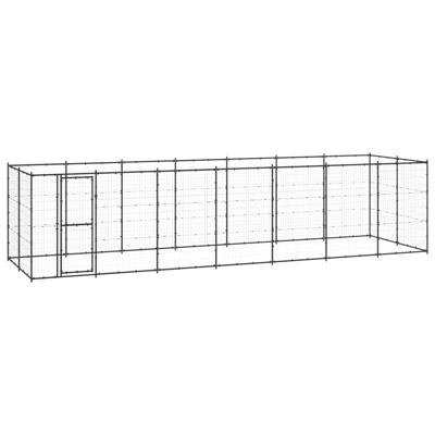 Hondenkennel 16,94 m² staal