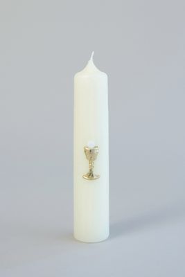Traditionele Kerkkaars - Communiekaars - 20 x 4 cm