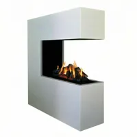 Glow Fire Schiller Wit - OMC 600 | Vrijstaande Waterdamphaard - 120 cm x 120 cm x 38 cm