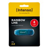 Intenso Rainbow Line USB flash drive 4 GB USB Type-A 2.0 Blauw - thumbnail