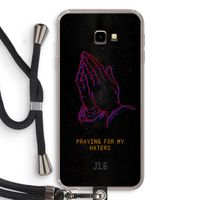 Praying For My Haters: Samsung Galaxy J4 Plus Transparant Hoesje met koord