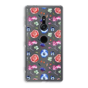 Bloemetjes: Sony Xperia XZ2 Transparant Hoesje