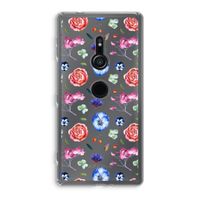 Bloemetjes: Sony Xperia XZ2 Transparant Hoesje