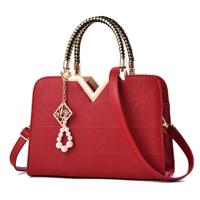 Zomer vrouwelijke telefoon Pocket rits handtassen flap lederen schouder Crossbodytassen (wijn rood)