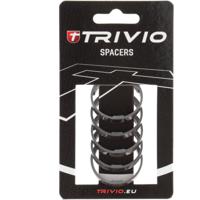 Trivio - spacer 5mm 1 1/8" aluminium zwart - 5 stuks