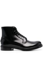 Prada bottines en cuir - Noir - thumbnail