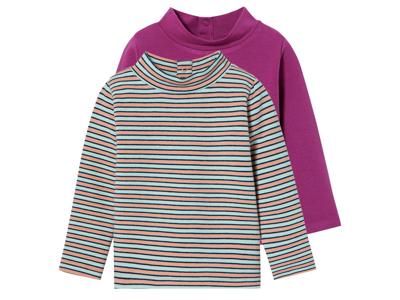 lupilu 2 kinder thermoshirts (86/92, Roze)