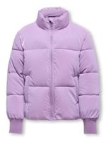 Kids ONLY winterjas meisjes puffer - paars - Kogelise