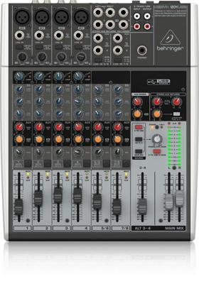 Behringer Xenyx 1204USB mengpaneel 12 kanalen Grijs