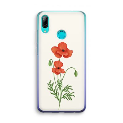 Red poppy: Huawei P Smart (2019) Transparant Hoesje