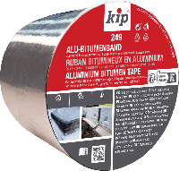 kip 249 aluminium bitumen tape zilver 100mm x 10m