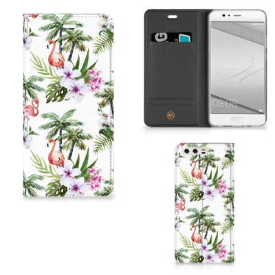 Huawei P10 Plus | Hoesje maken | Flamingo Palms