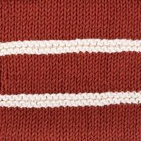 Yarn and Colors Striped Jumper Reversed Breipakket 6 L Chestnut