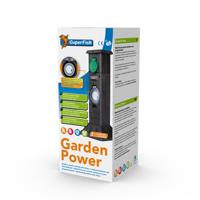 Superfish Gardenpower Stekkerdoos met Timer - Waterdicht, 3 Stopcontacten, 5m Kabel, Buiten Gebruik