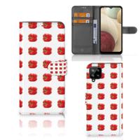 Samsung Galaxy A12 | Book Cover | Paprika Red