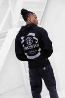 Jorcustom Ribbon Oversized Hoodie Heren Zwart - Maat XS - Kleur: Zwart | Soccerfanshop