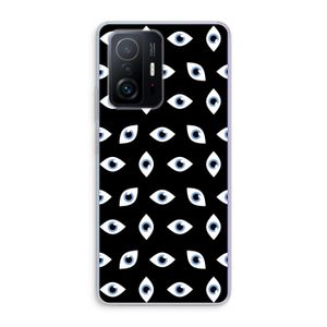 Eyes pattern: Xiaomi 11T Transparant Hoesje