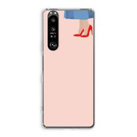 High heels: Sony Xperia 1 III Transparant Hoesje
