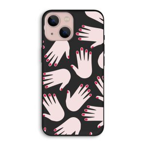 Hands pink: iPhone 13 Biologisch afbreekbaar hoesje