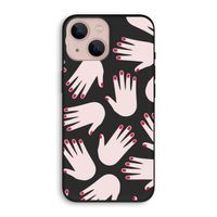 Hands pink: iPhone 13 Biologisch afbreekbaar hoesje