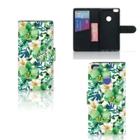 Huawei P8 Lite 2017 Hoesje Orchidee Groen - thumbnail