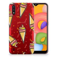 Samsung Galaxy A01 Siliconen Case Icecream