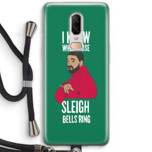 Sleigh Bells Ring: OnePlus 6 Transparant Hoesje met koord