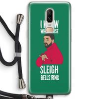 Sleigh Bells Ring: OnePlus 6 Transparant Hoesje met koord