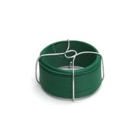 Binddraad - groen - staal - ommanteld - 1,2 mm x 50 m - bloemendraad - groen - wikkeldraad