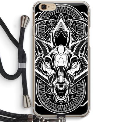 Oh Deer: iPhone 6 / 6S Transparant Hoesje met koord
