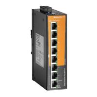 Weidmüller IE-SW-EL08-8POE Industrial Ethernet Switch 10 / 100 MBit/s PoE-functie