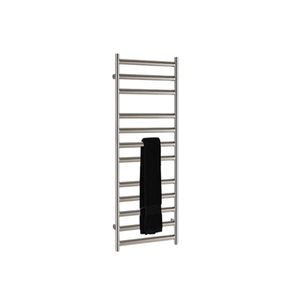 EH Design Radiator Athena Met Digitale Thermosstaat 50x80 cm Geborsteld RVS Chroom EH Design