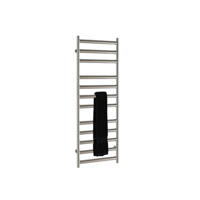 EH Design Radiator Athena Met Digitale Thermosstaat 50x80 cm Geborsteld RVS Chroom EH Design