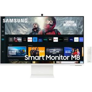 Samsung Smart M8 LS32CM801UUXEN 32 4K Ultra HD USB-C VA Monitor - Wit