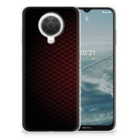 Nokia G20 | G10 | TPU bumper | Geruit Rood