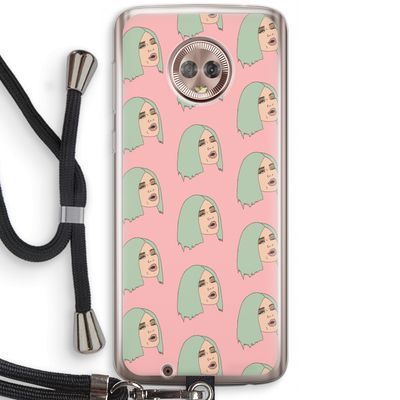 King Kylie: Motorola Moto G6 Transparant Hoesje met koord