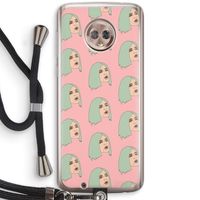 King Kylie: Motorola Moto G6 Transparant Hoesje met koord
