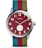 Horlogeband Fossil FS4955 Onderliggend Textiel Multicolor 22mm