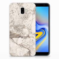 Samsung Galaxy J6 Plus (2018) | TPU | Siliconen hoesje | Marmer Beige