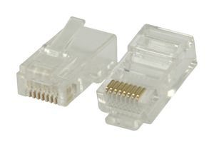 Valueline 5x RJ45 CAT6 UTP kabel-connector Transparant