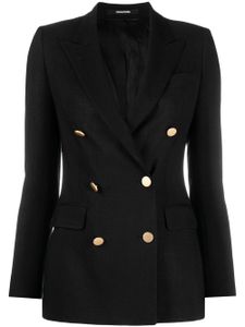 Tagliatore double-breasted button blazer - Noir