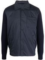 Herno panelled-design lightweight jacket - Bleu - thumbnail