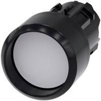 Siemens 3SU10000CB600AA0 3SU1000-0CB60-0AA0 Druktoets Kunststof frontring, Rond Knop Zwart, Wit 1 stuk(s)