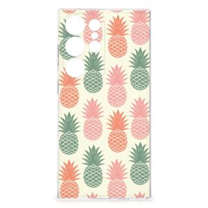 Samsung Galaxy S24 Ultra Siliconen Case Ananas