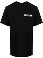 Jacquemus t-shirt en coton à patch logo - Noir - thumbnail