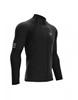 SALE! Compressport SWS Seamless Zip Sweatshirt Heren - Black - Maat L