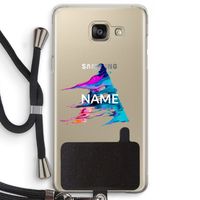 Abstract Spectrum: Samsung Galaxy A5 (2016) Transparant Hoesje met koord